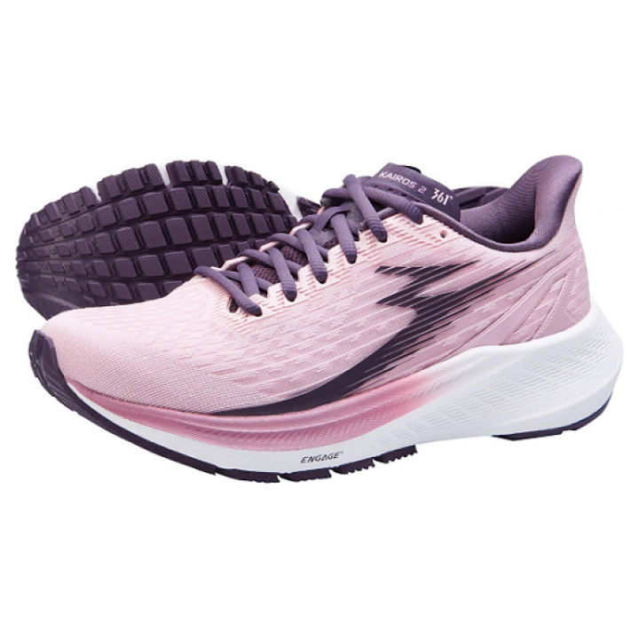 Кроссовки 361-KAIROS 2 жен. светло-розовый/сливовый