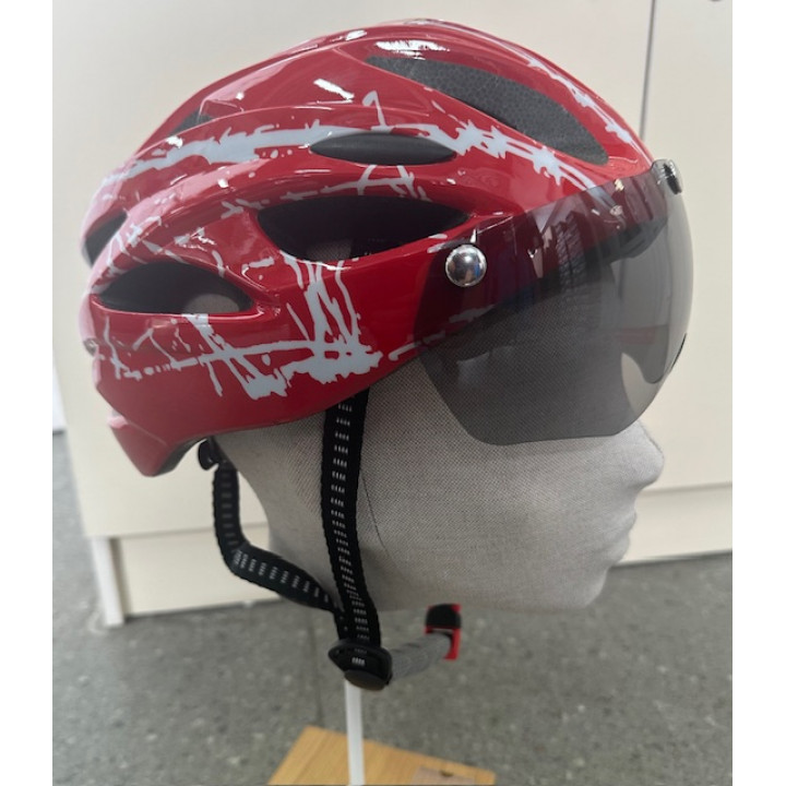 Шлем WX-016 с линзой white/red