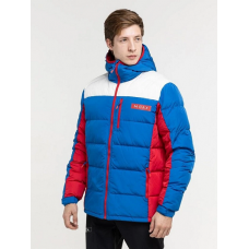 Куртка пуховая Moax Club Team муж. син/бел