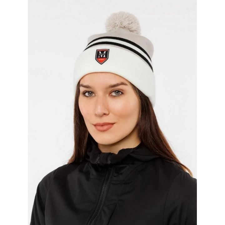 Шапка Moax Blizzard черный/серый