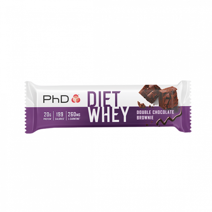 Батончик PhD Diet Whey Bar (двойной шоколад) 63гр