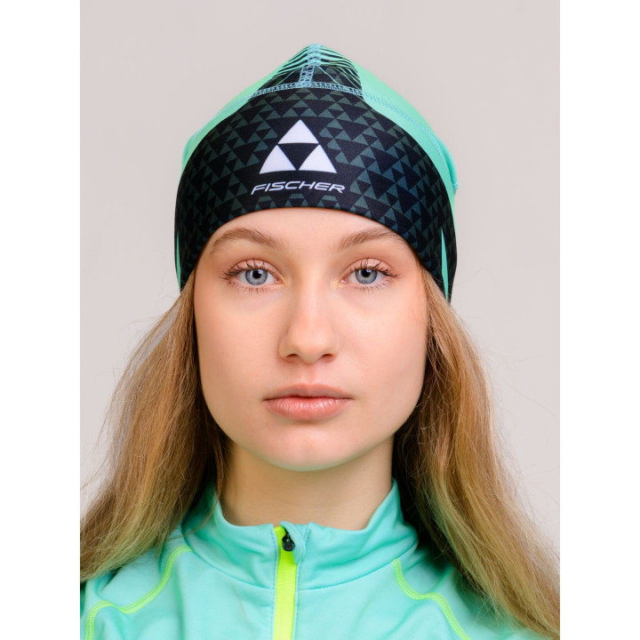 Шапка FISCHER Race (черн/мятн.)