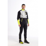 Костюм разминочный мужской FISCHER Softshell Warm (черно-серый)