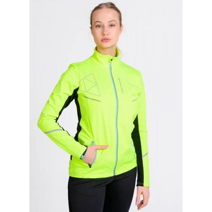 Костюм разминочный женский FISCHER Softshell Light (лимон.)