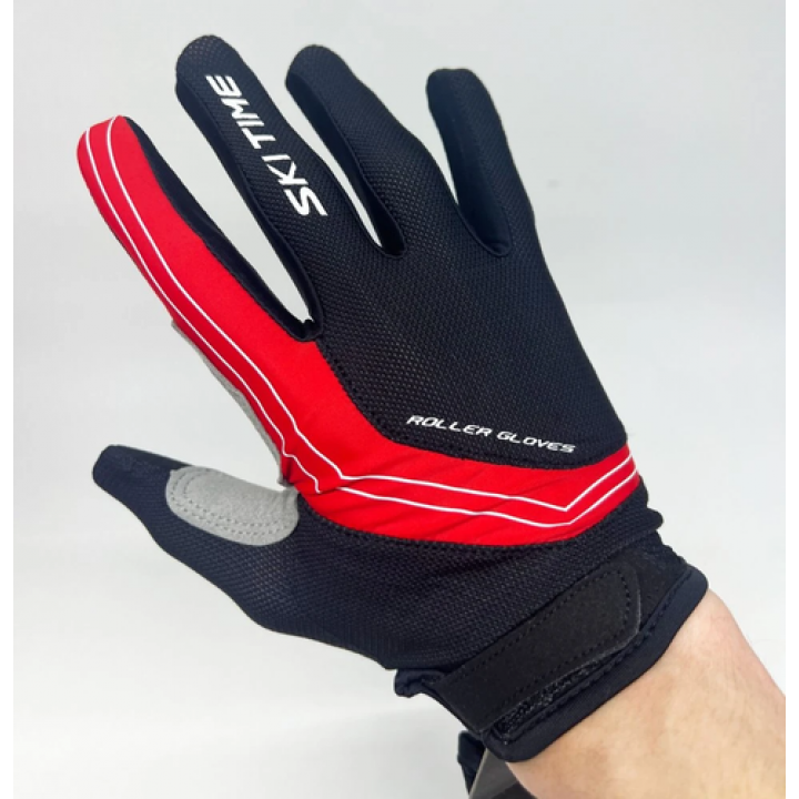 Перчатки роллерные SKI TIME Sphere black/red