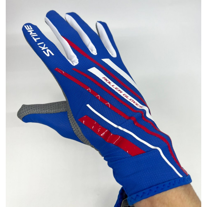 Перчатки роллерные SKI TIME RACE blue