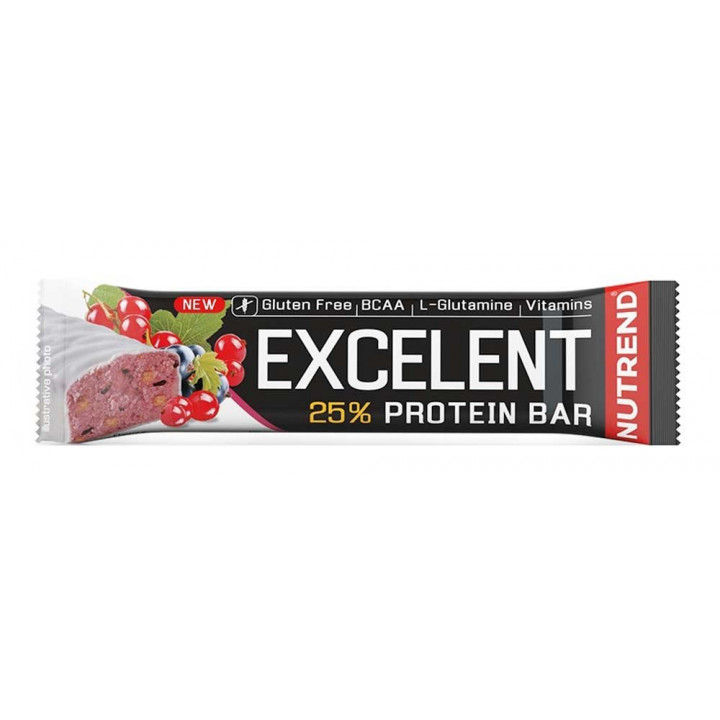 Батончик NUTREND Excelent Protein Bar ч.смор/клюква/йогурт 85гр
