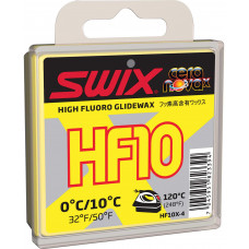 Мазь скольжения SWIX HF10X Yellow 40гр (0С/+10C)