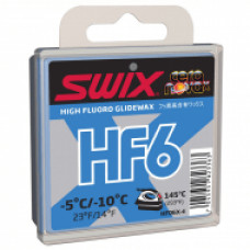 Мазь скольжения SWIX HF6X Blue 40гр (-5С/-10C)